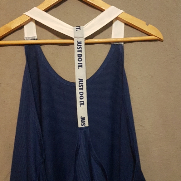 Blue Nike running tank - Picture 3 of 4